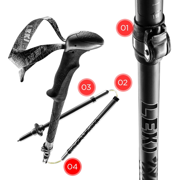 Leki pole External Locking Device