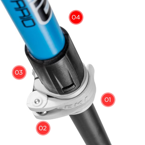 Leki pole Speedlock 2 technology